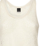 Canotta a rete con paillettes 104710 A2EXC03 PINKO