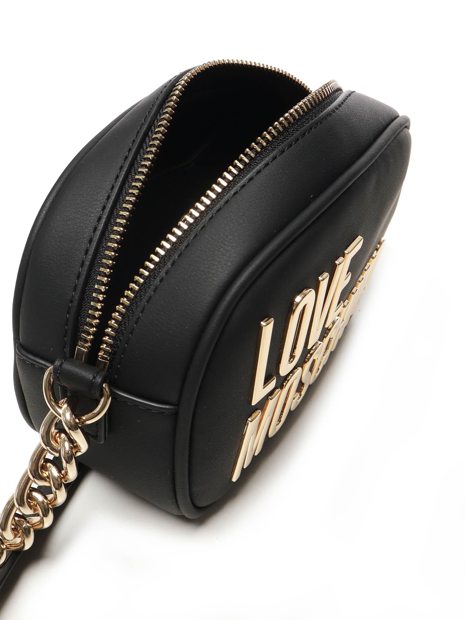 Borsa a tracolla con logo JC4026PP1LKD0 000 LOVE MOSCHINO