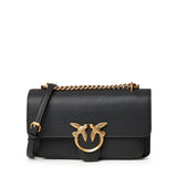 Borsa piccola a tracolla Love Bag in pelle morbida 104528 A29QZ99Q PINKO