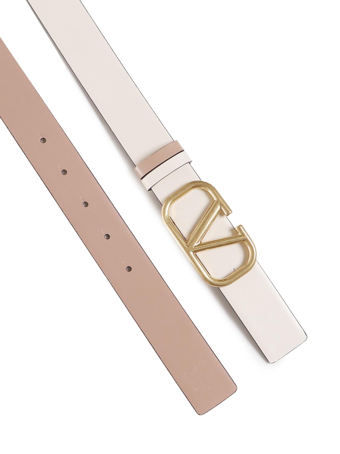 Cintura Vlogo Signature in Vitello lucido 6W2T0T15 ZFRC34 VALENTINO GARAVANI