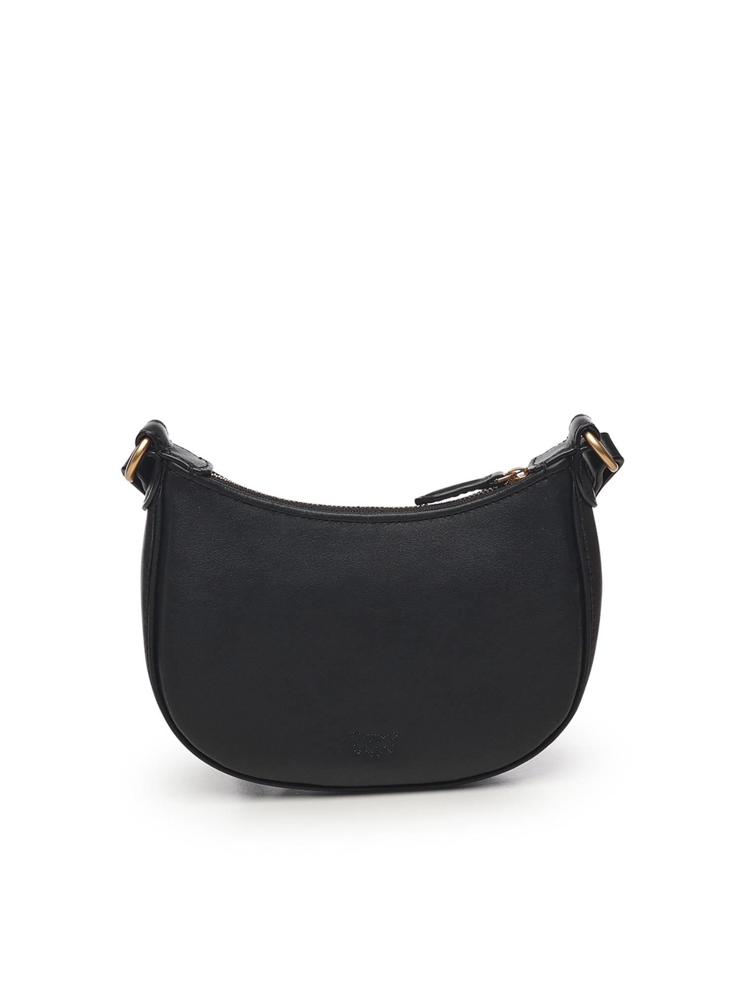 Baby borsa a spalla Half Moon in pelle 103538 A0F1Z99Q PINKO