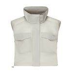 Gilet cropped ripstop 104852 A2EKI12 PINKO