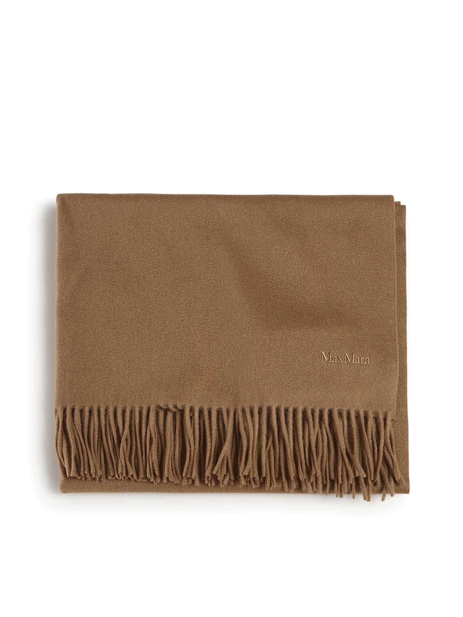 Stola in cachemire con ricamo e frange 2524546331600 088 MAX MARA