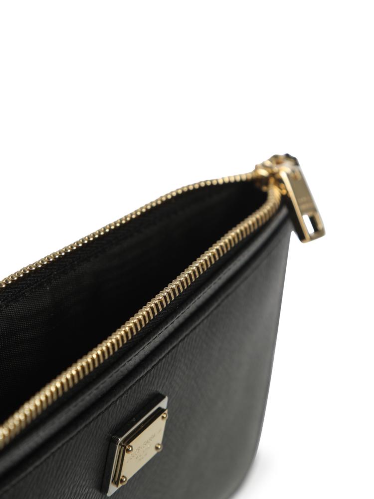 Portacarte in pelle con logo plaque BI1265 A100180999 DOLCE & GABBANA
