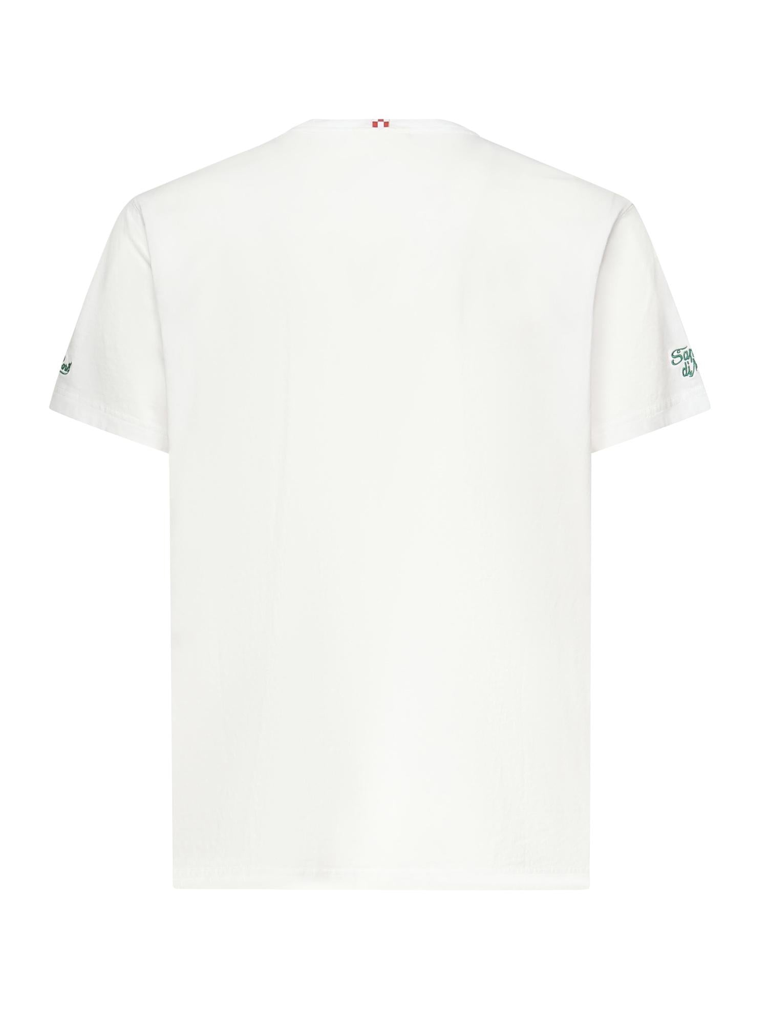 T-shirt Portofino con ricamo POT0001 05578H MC2 SAINT BARTH