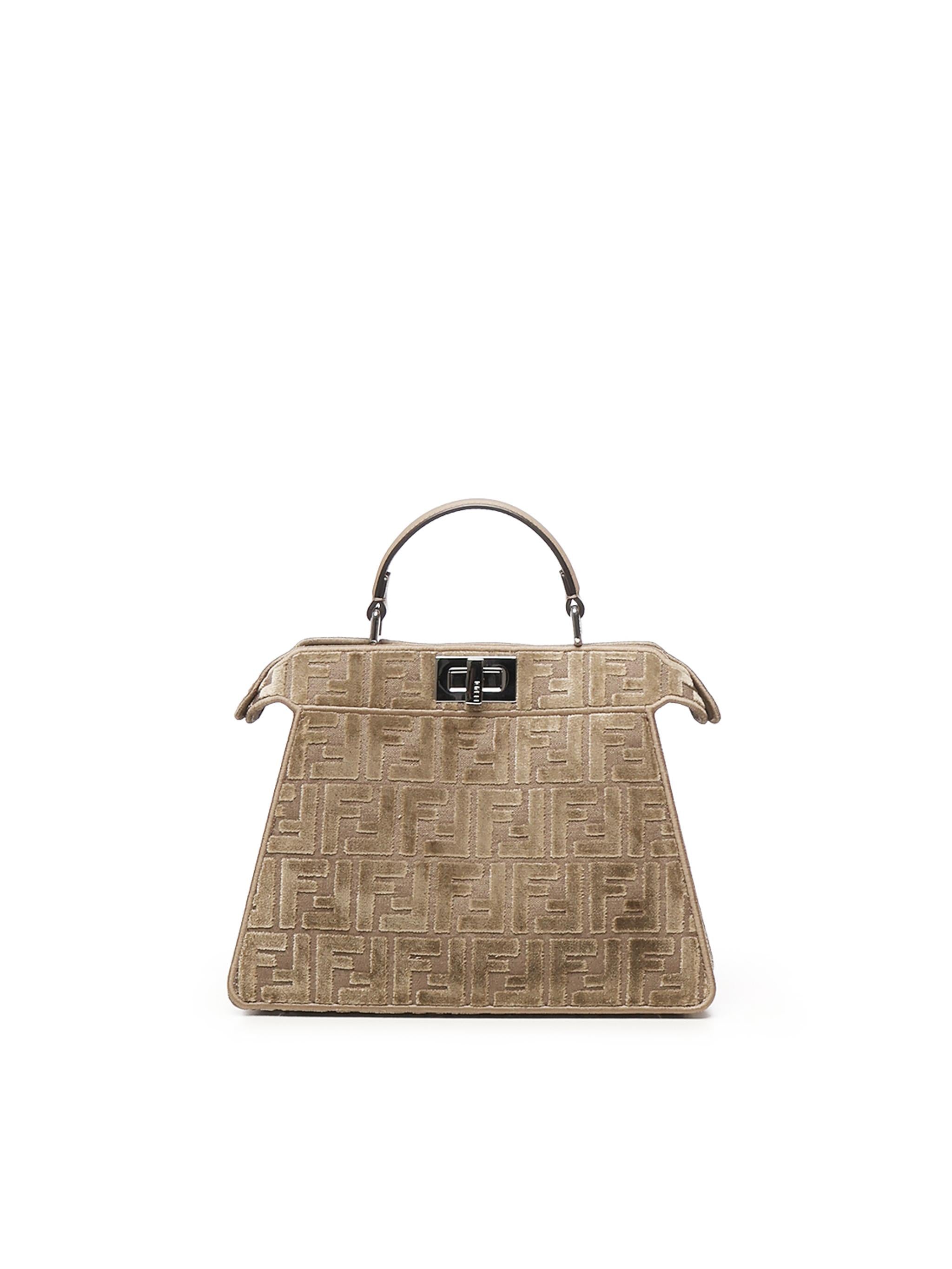 Borsa Peekaboo Small FF jacquard 8BN327 AT14F0EMR FENDI