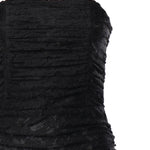 Midi dress in pizzo AUW4LACE BLACK ALBERTO AUDENINO