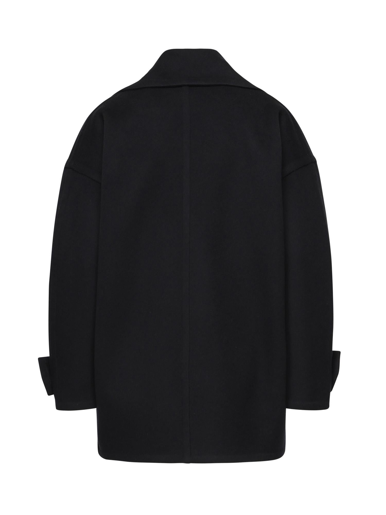 Cappotto in lana Pebble<BR/> S359Y01XBR 5440 LOEWE