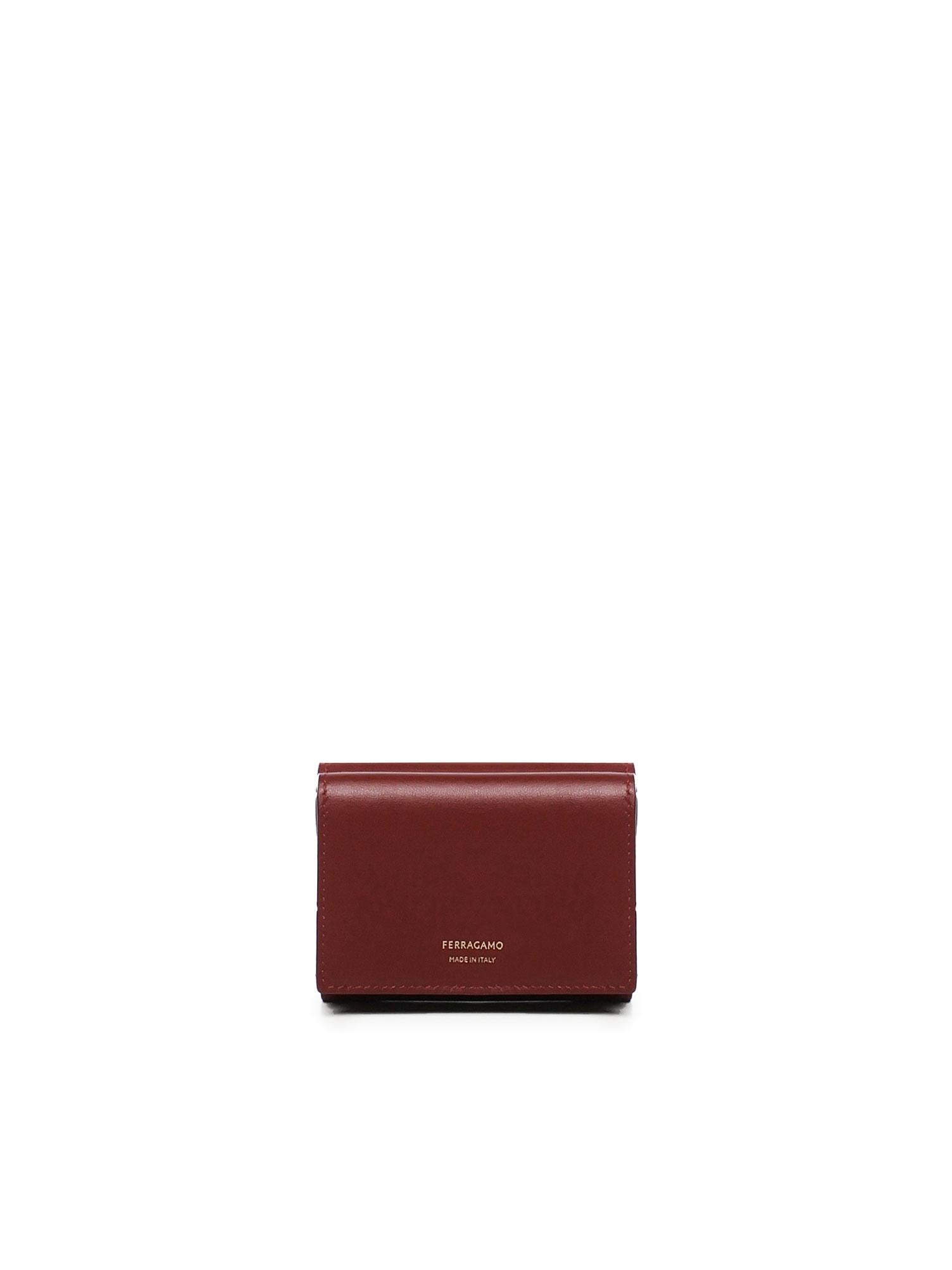 Portafoglio trifold bicolore 220867 779960002 FERRAGAMO