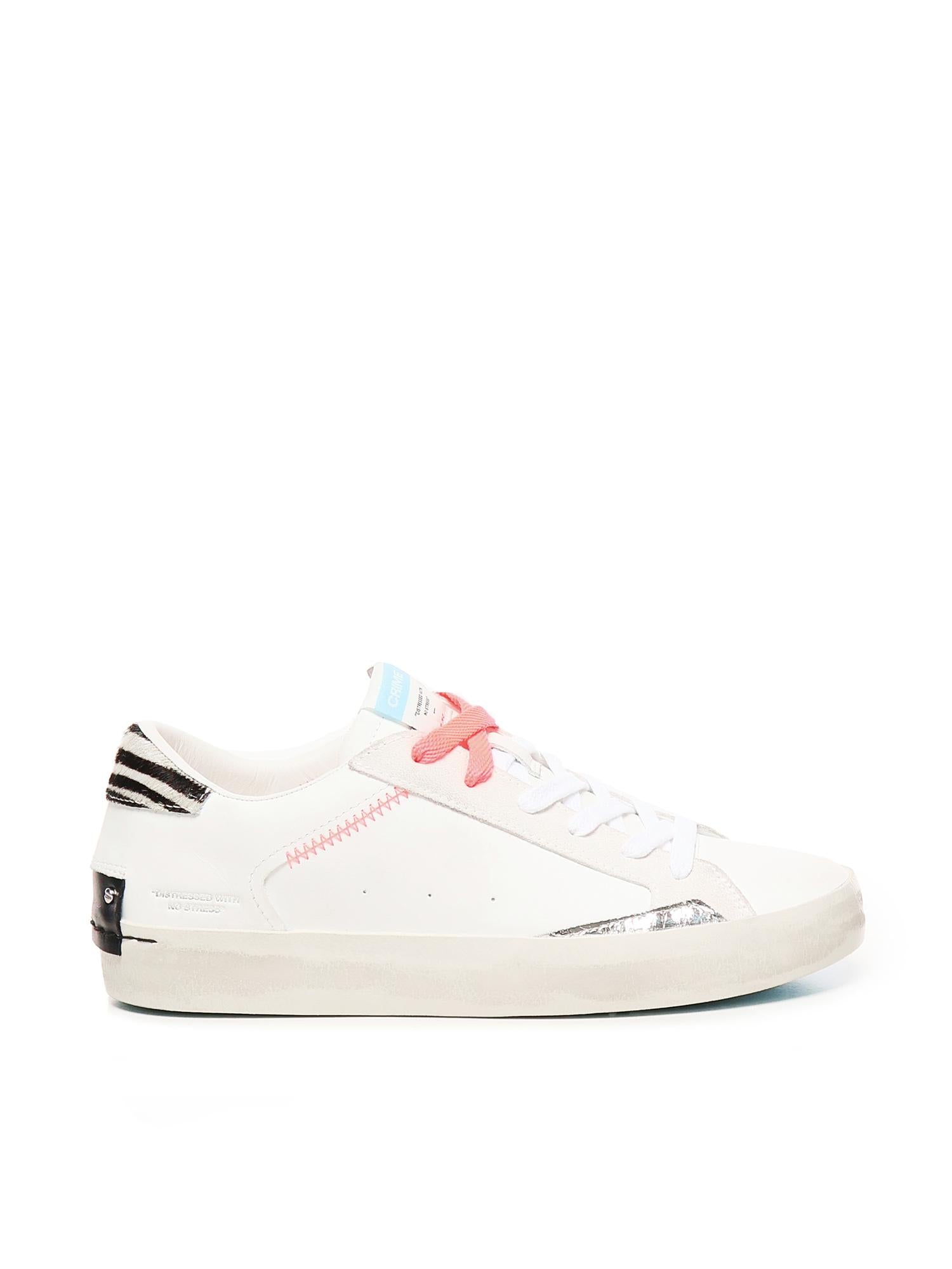 Sneakers Distressed Tropical Zebra 20003PP7 CRIME LONDON