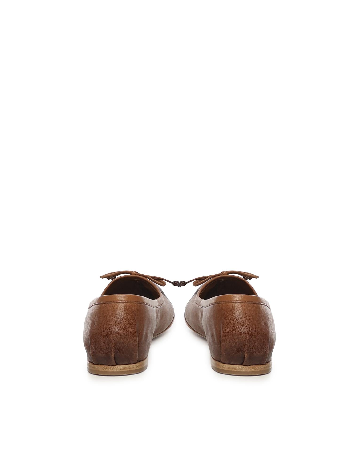 Ballerine in pelle 5F507E 38F098L MIU MIU