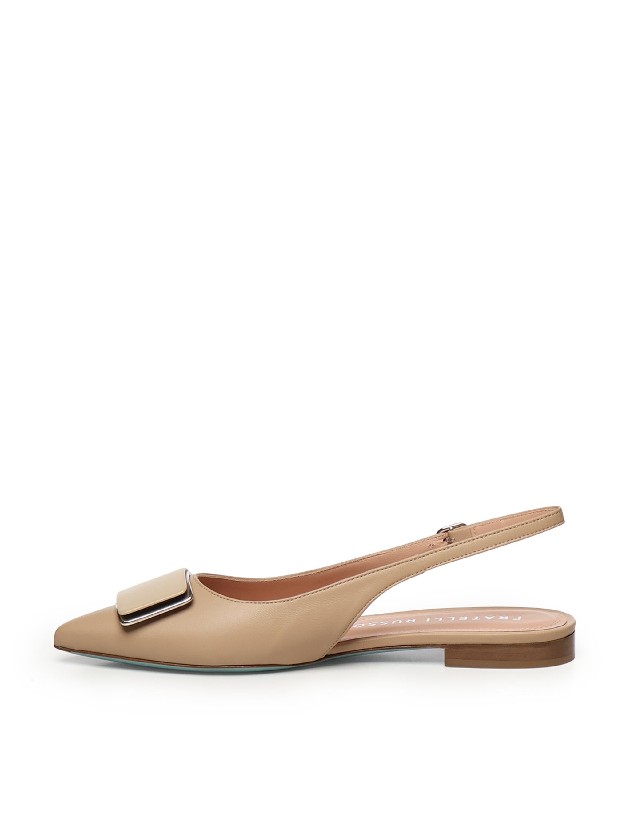 SLINGBACK ELVIRA IN NAPPA ELVIRA 2513 NAPPAFONDOTINTA FRATELLI RUSSO