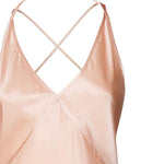 Abito sottoveste in seta di soia 797614 Y001W5697 SAINT LAURENT