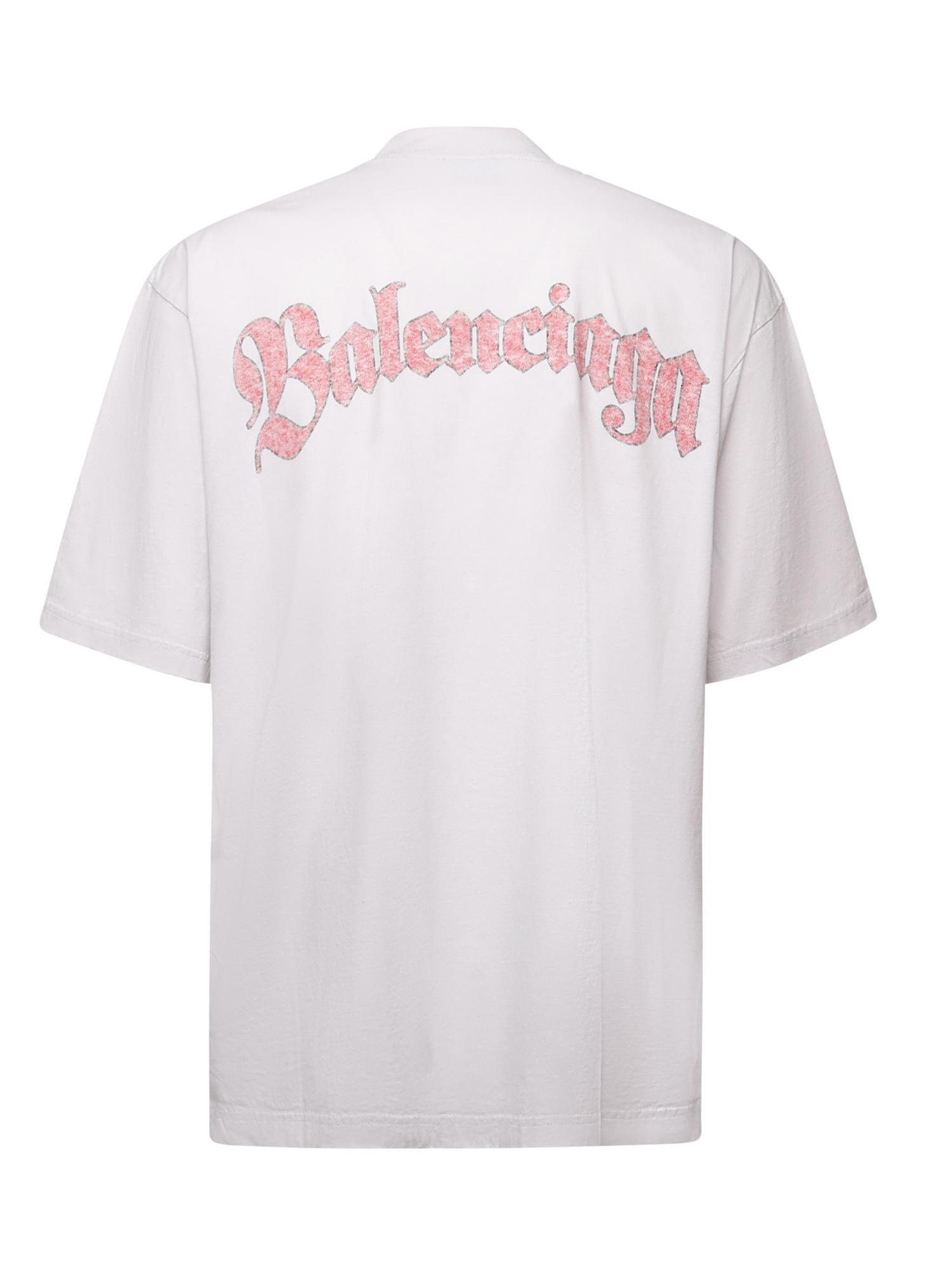 T-shirt "Spiral Crest" in jersey dry 764235 TTVH49012 BALENCIAGA