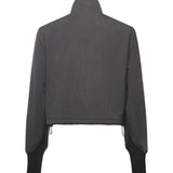 Giacca cropped con coulisse 106050 A2ZTI90 PINKO