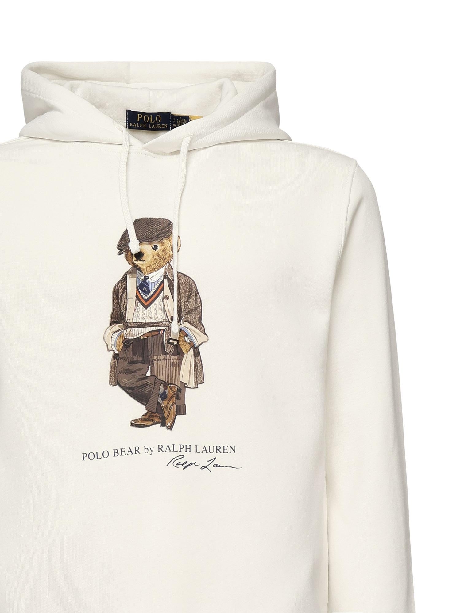 Felpa con cappuccio Polo Bear 710980306 001 POLO RALPH LAUREN