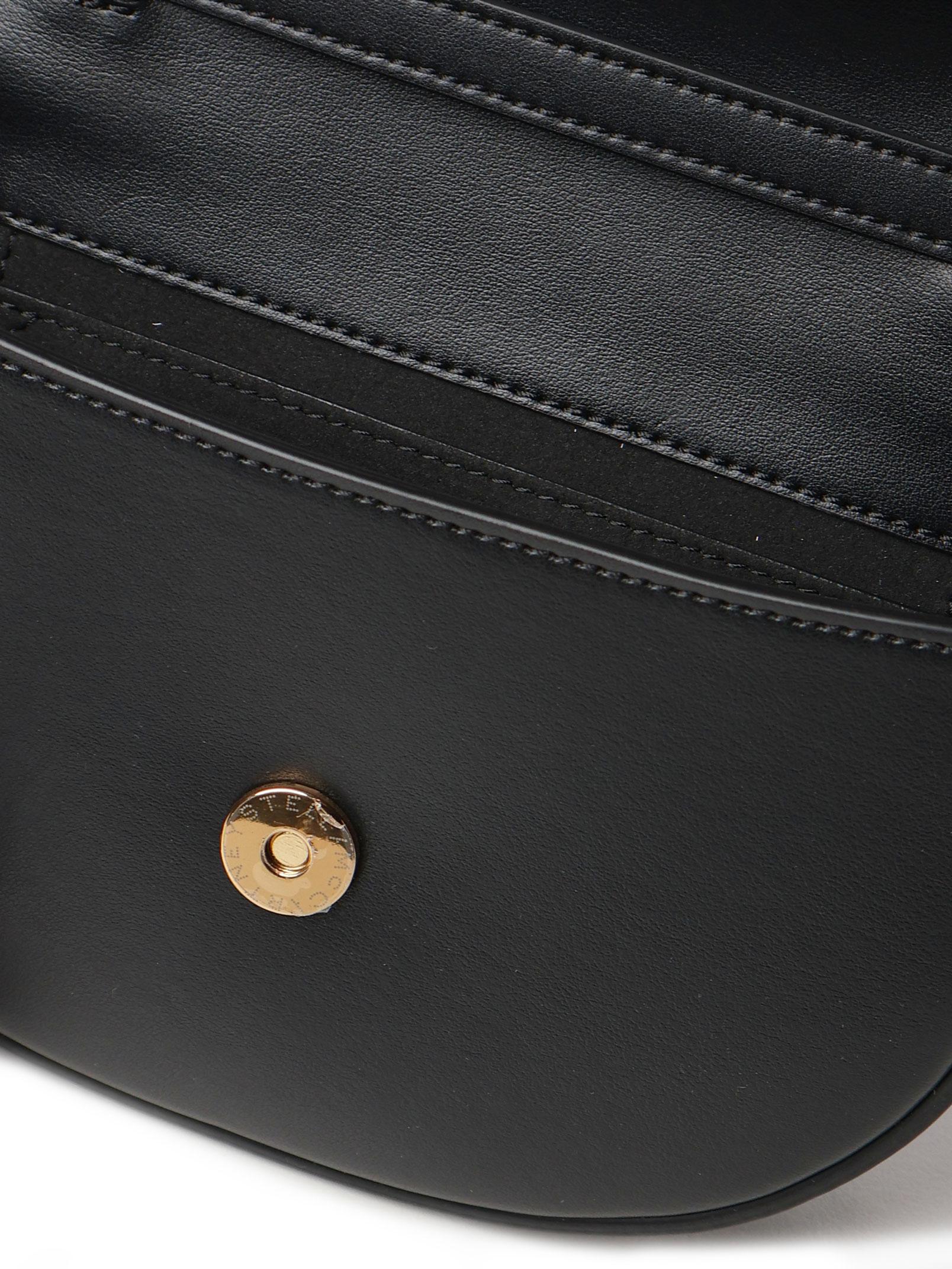 Borsa a spalla small con cuciture a sopraggitto Frayme 7B0092 WP03801000 STELLA McCARTNEY