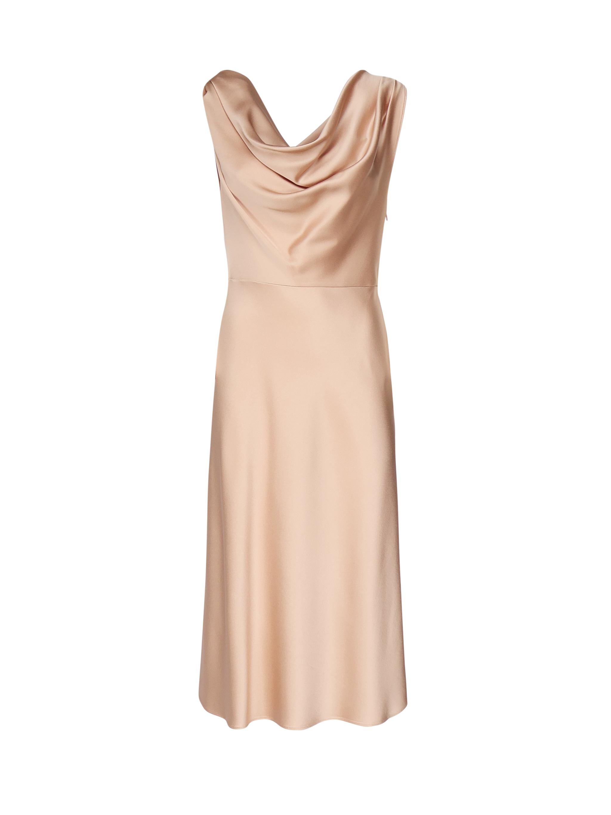 Abiti midi in satin lucido 2A559A N0145 BLUMARINE