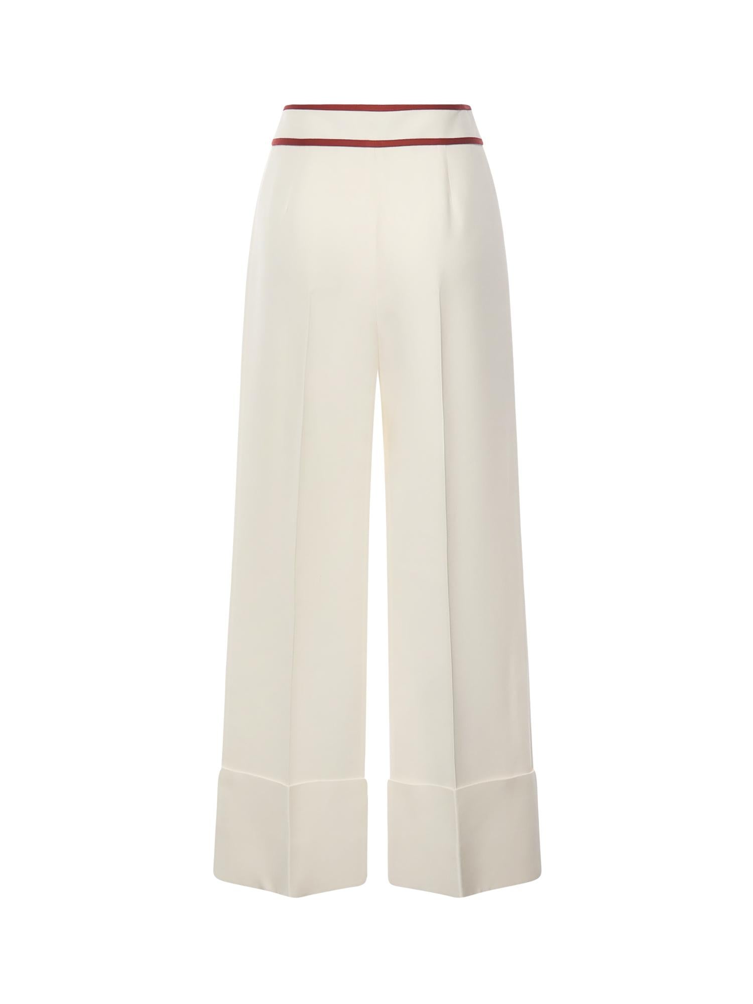 Pantaloni in crepe couture 7B3RB654 1CFAS0 VALENTINO GARAVANI