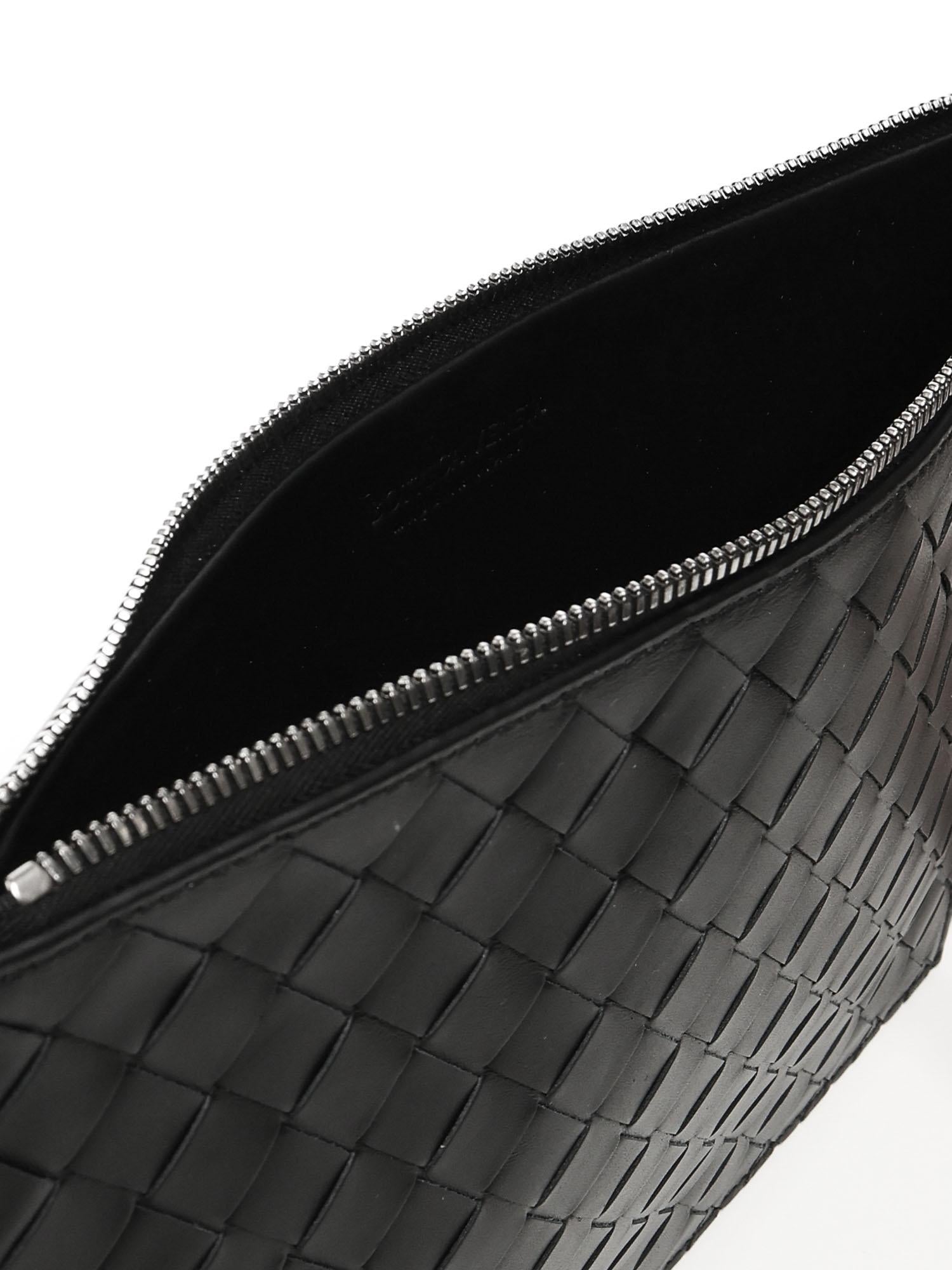 Pochette Intrecciato con zip 684509 VCPQ38803 BOTTEGA VENETA