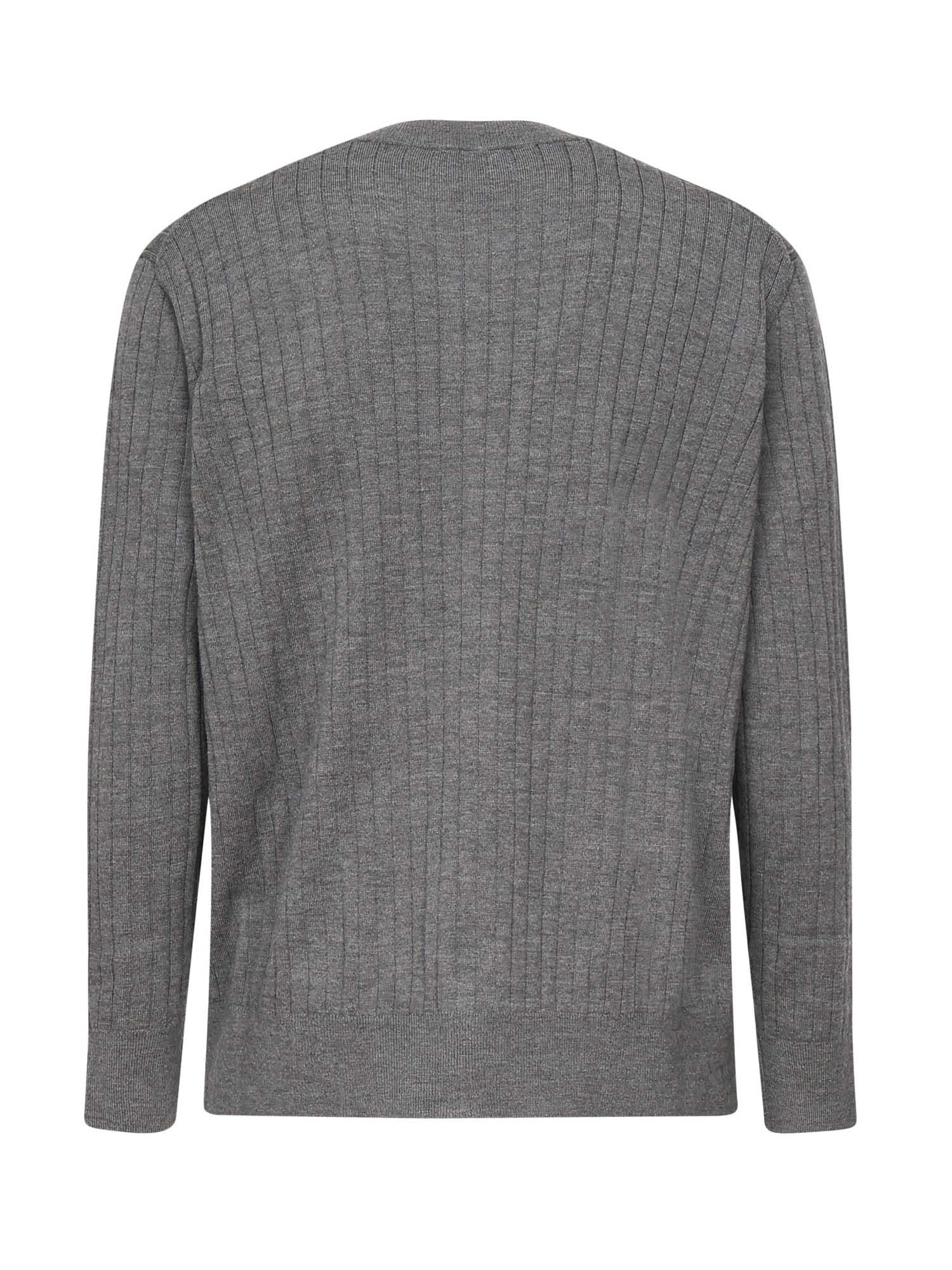 Cardigan in lana a coste 838111 V5L701370 BOTTEGA VENETA