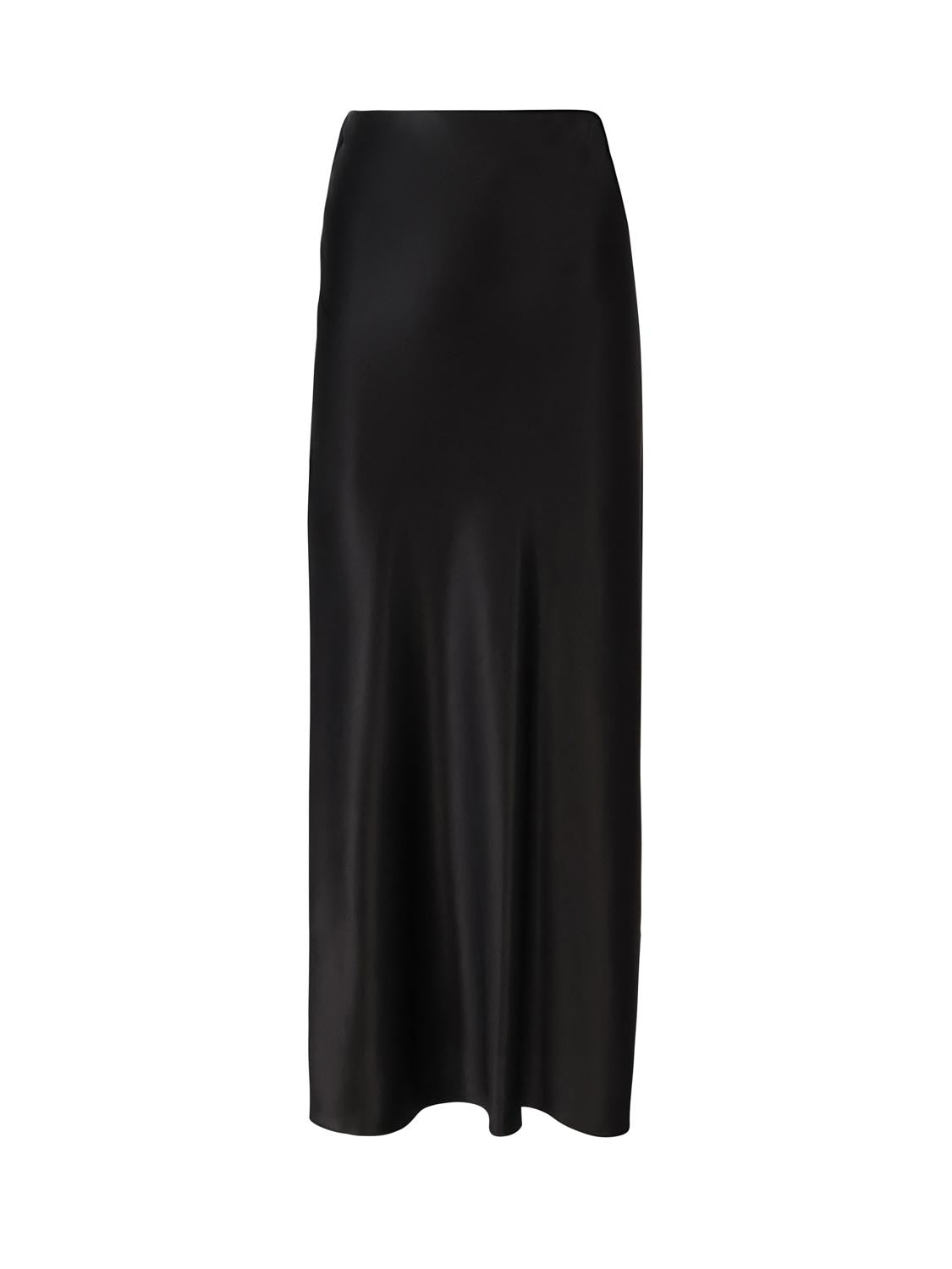Gonna lunga in satin<BR/> 783896 Y001W1000 SAINT LAURENT