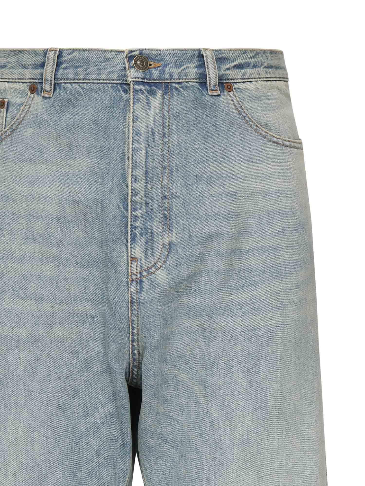 Jeans gamba ampia in denim 6V0DE04N AV4558 VALENTINO GARAVANI