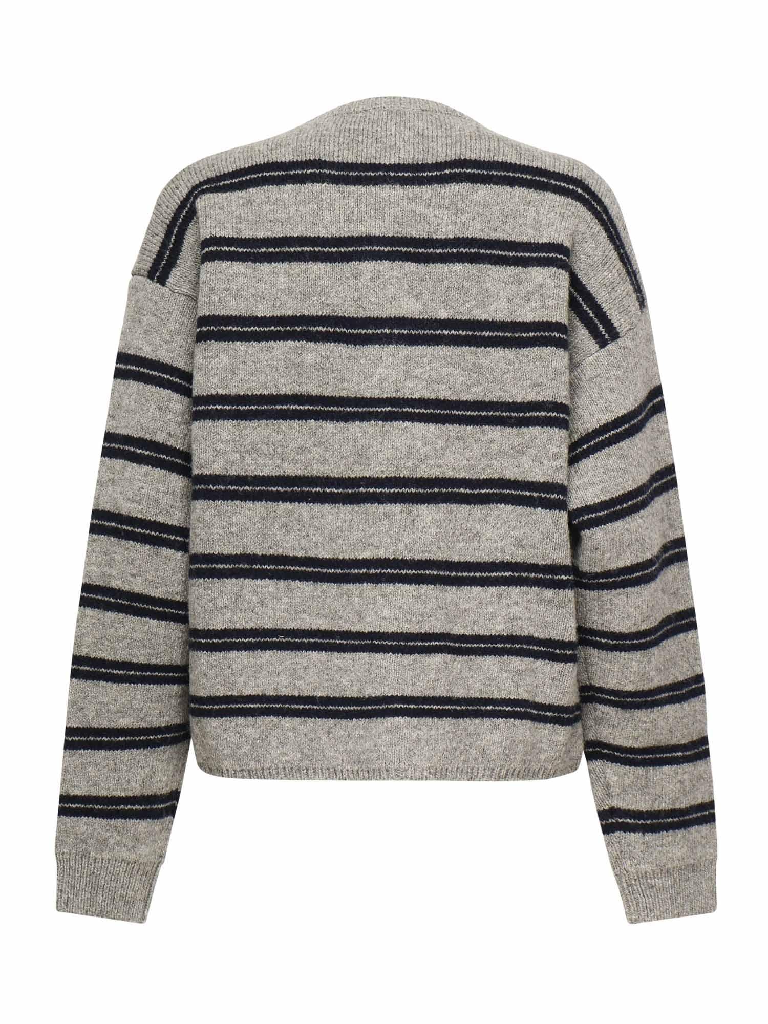 Cardigan in maglia shetland MMF899 15NQF0MZQ MIU MIU
