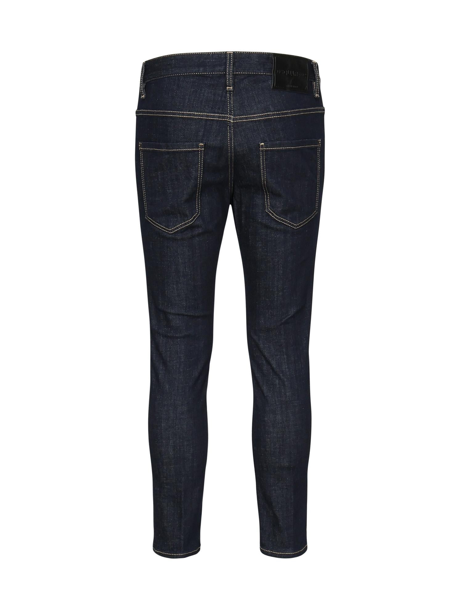 Jeans Skater in denim di cotone S74LB1425 S30664470 DSQUARED2