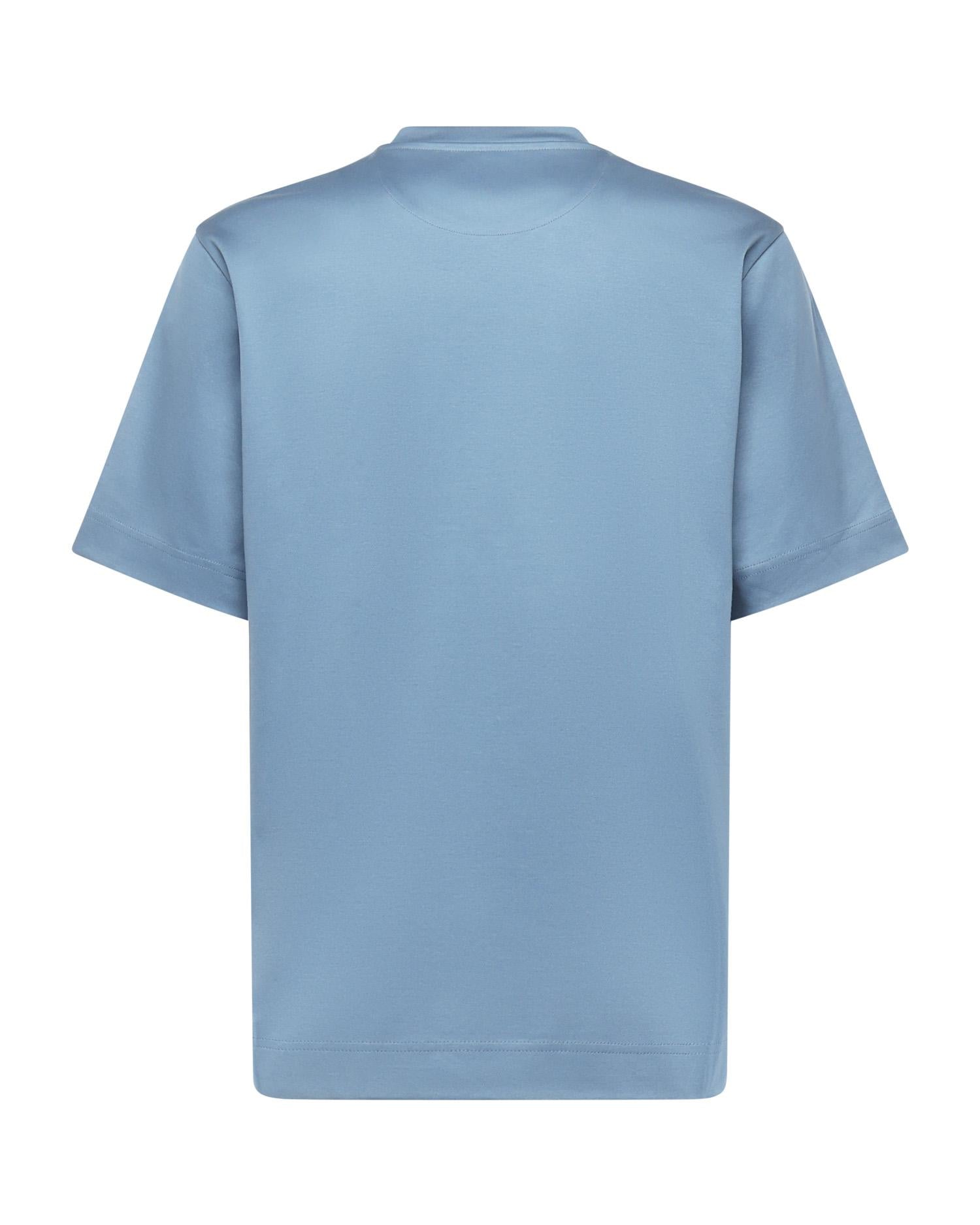 T-shirt in cotone con logo FY0936 ARYYF0U6K FENDI
