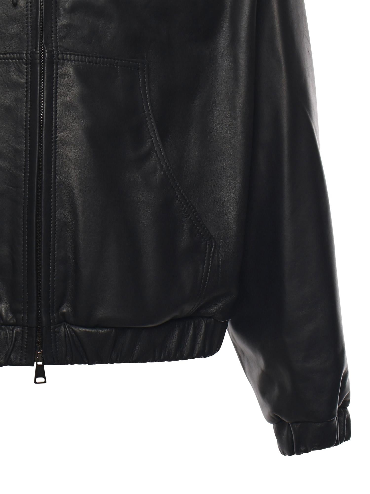 Felpa Ohio in camoscio<BR/> OHIO NERO GIULIANO GALIANO