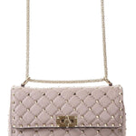 Borsa media con catena Rockstud Spike 7W2B0122 NAPP45 VALENTINO GARAVANI