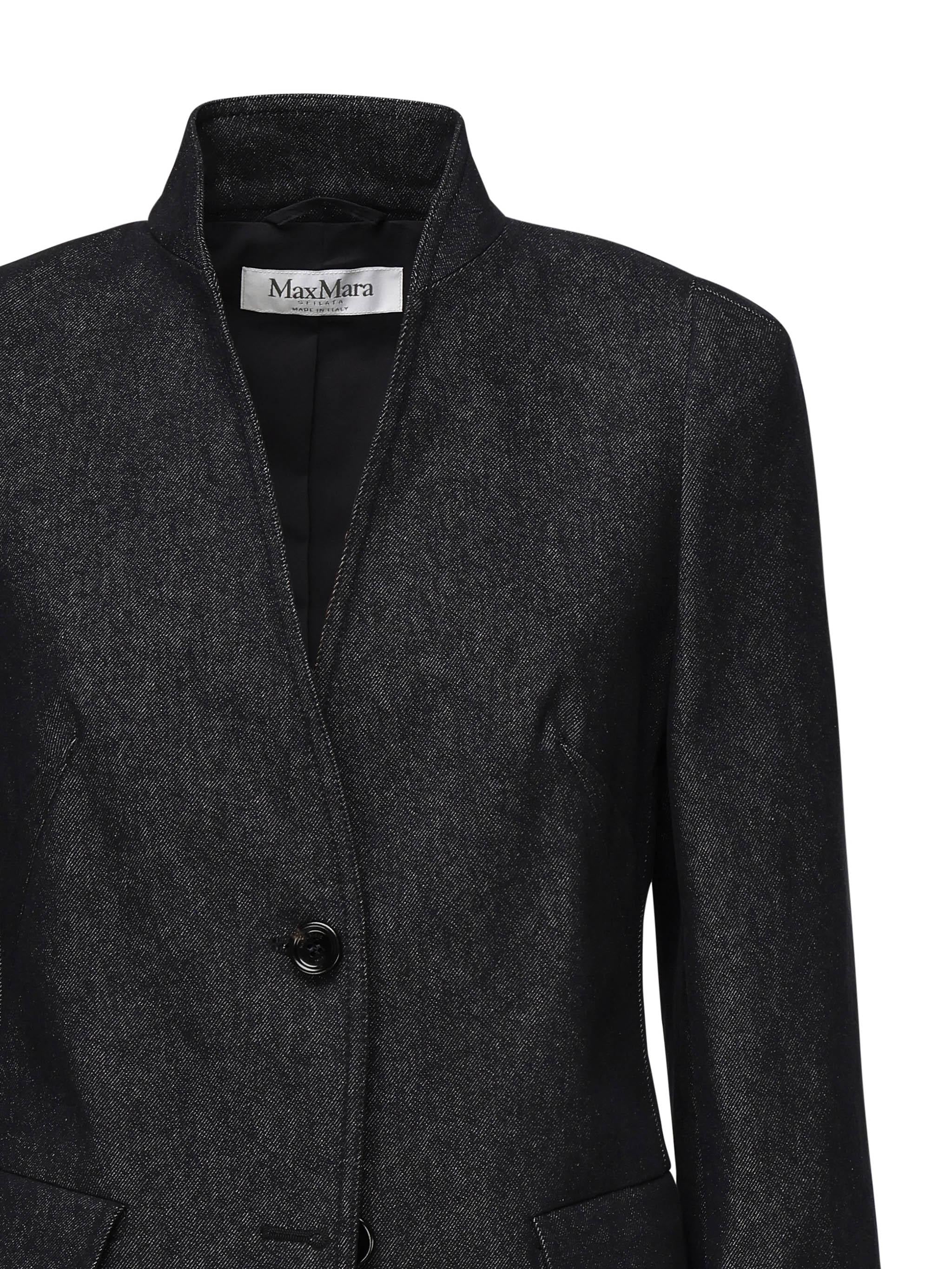 Blazer Beatrice effetto denim 2511041093600 001 MAX MARA