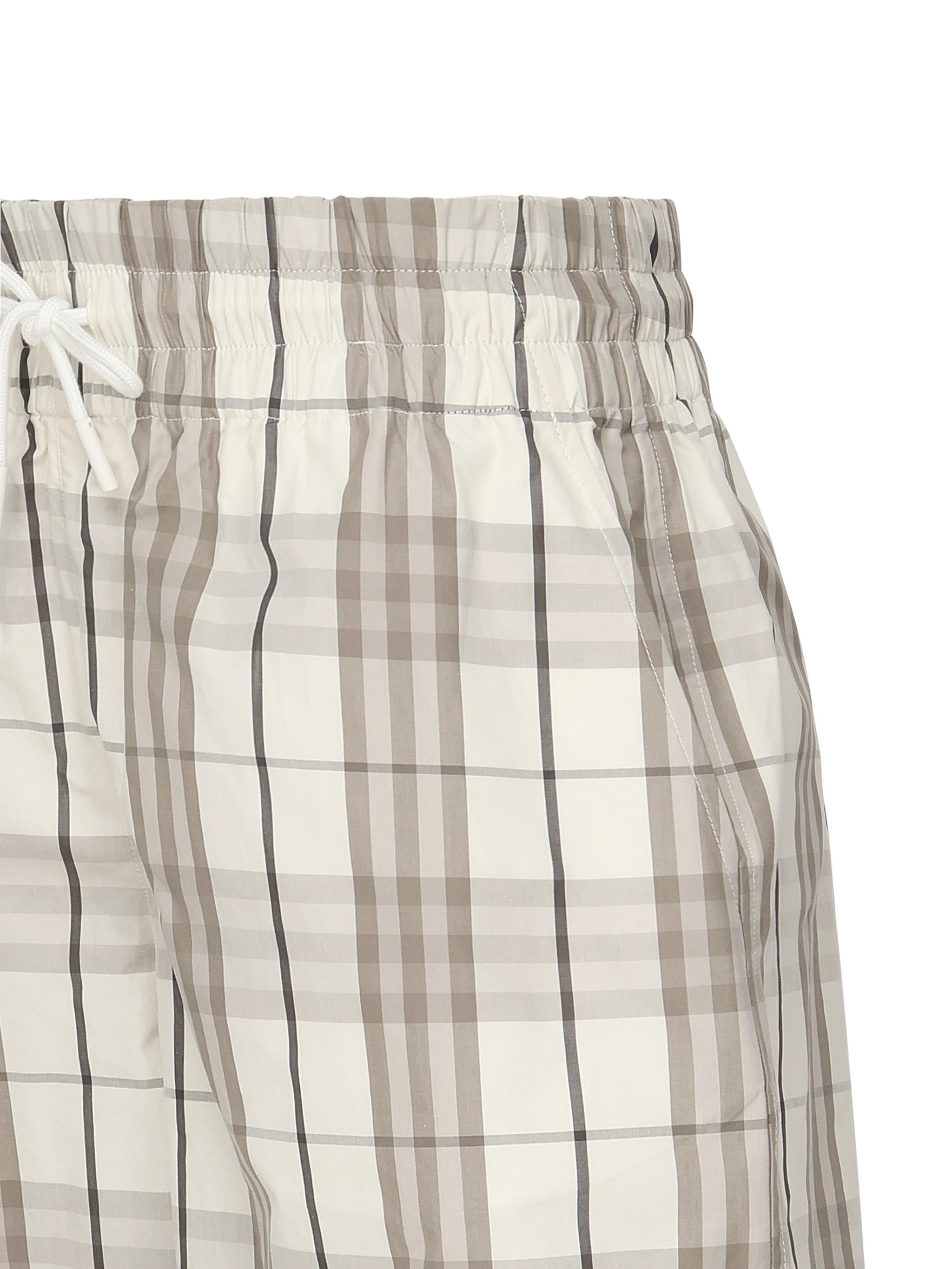 Short check in cotone 8109232 C2539 BURBERRY