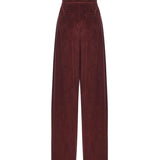 Pantalone wide leg in velluto 2521136393600 006 MAX MARA