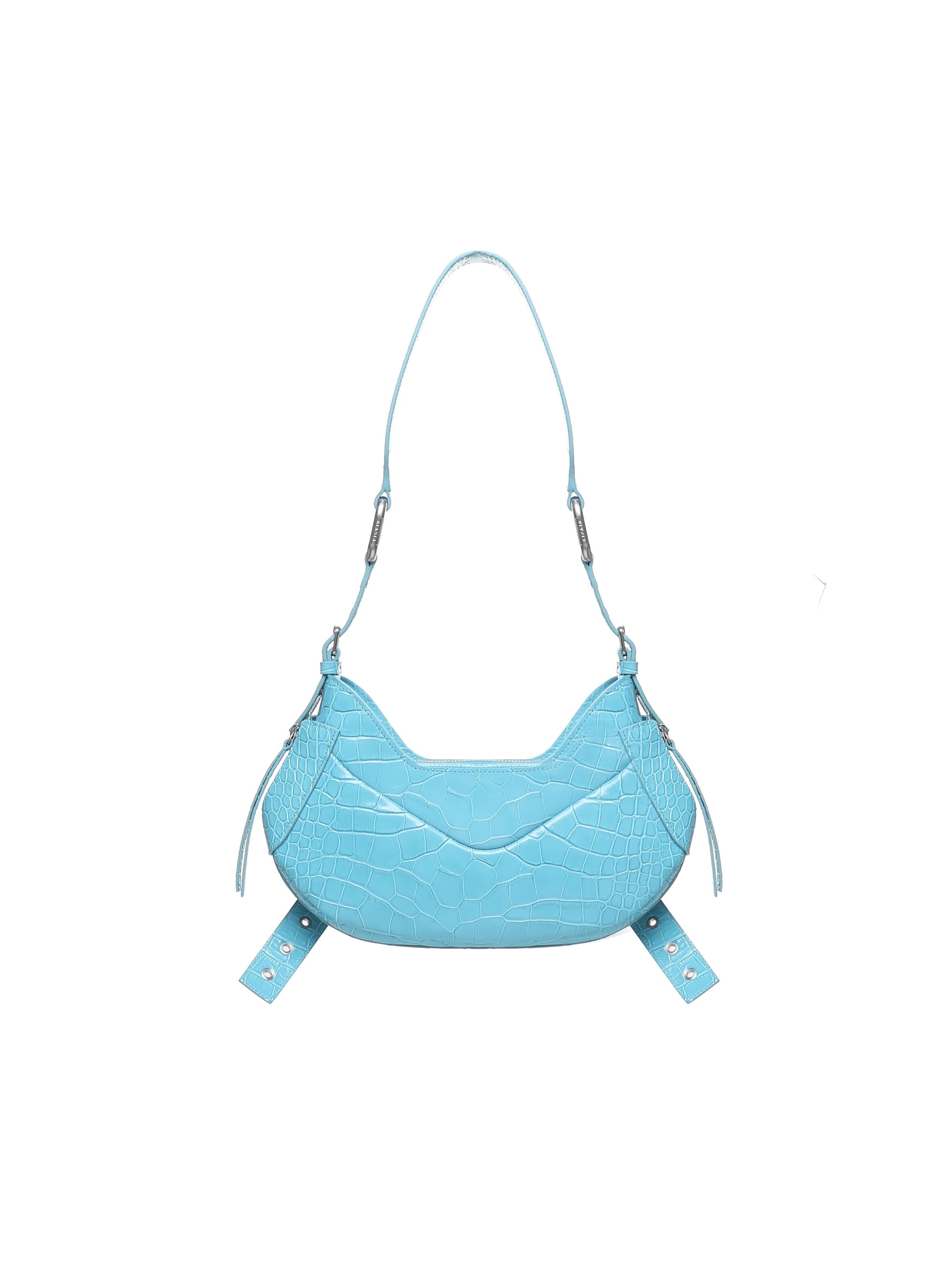 Borsa a spalla Y2K.001 FBBP70001COC -TURCHESE/NIKEL BIASIA