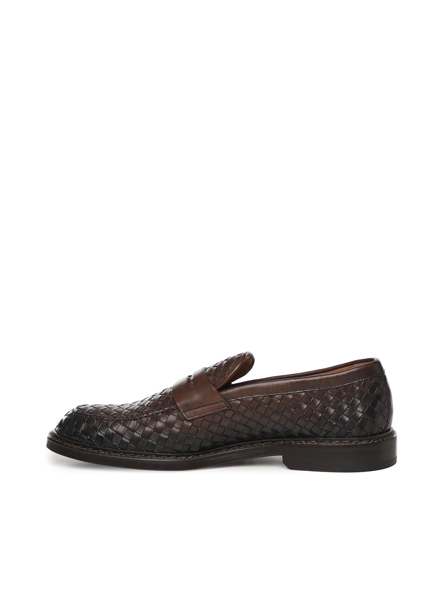 Mocassino in pelle intrecciata DU3266PHOEUY195 TM00 DOUCAL'S