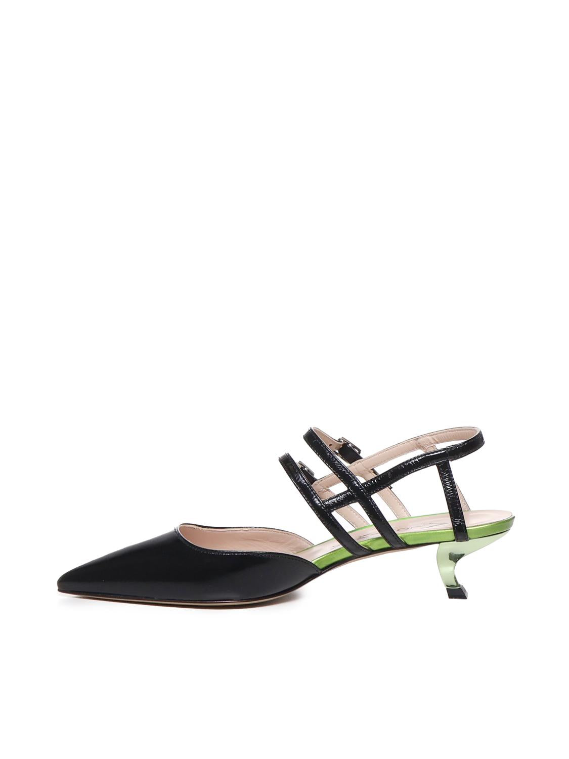 Scarpe con punta e cinturini ANNA S2403 VERLUXNERO ALCHIMIA