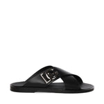 Sandalo in pelle di vitello A80440 AO60280999 DOLCE & GABBANA