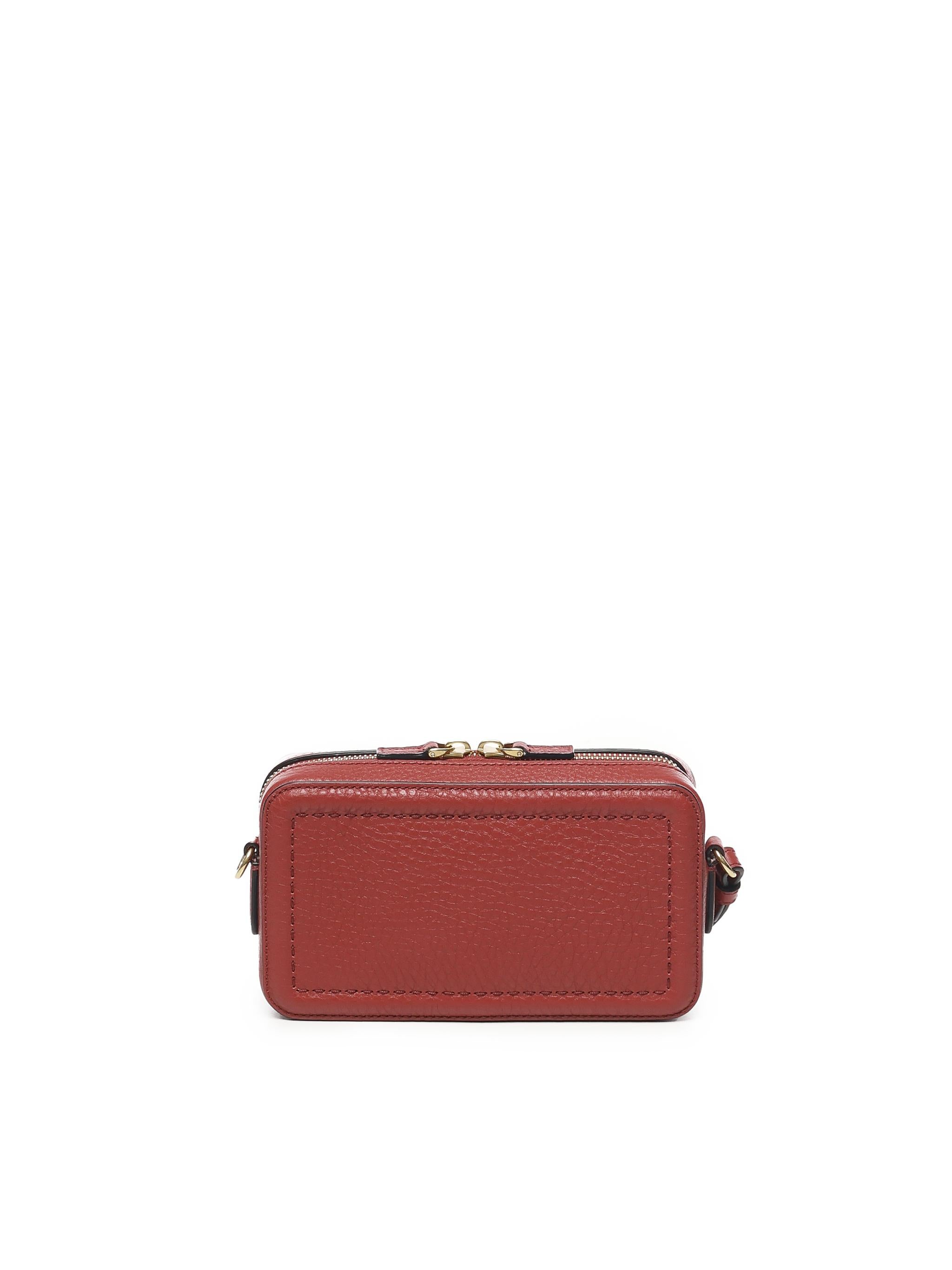 Borsa tracolla mini Alltime in vitello granato 6W0P0AI5 RZR0RO VALENTINO GARAVANI
