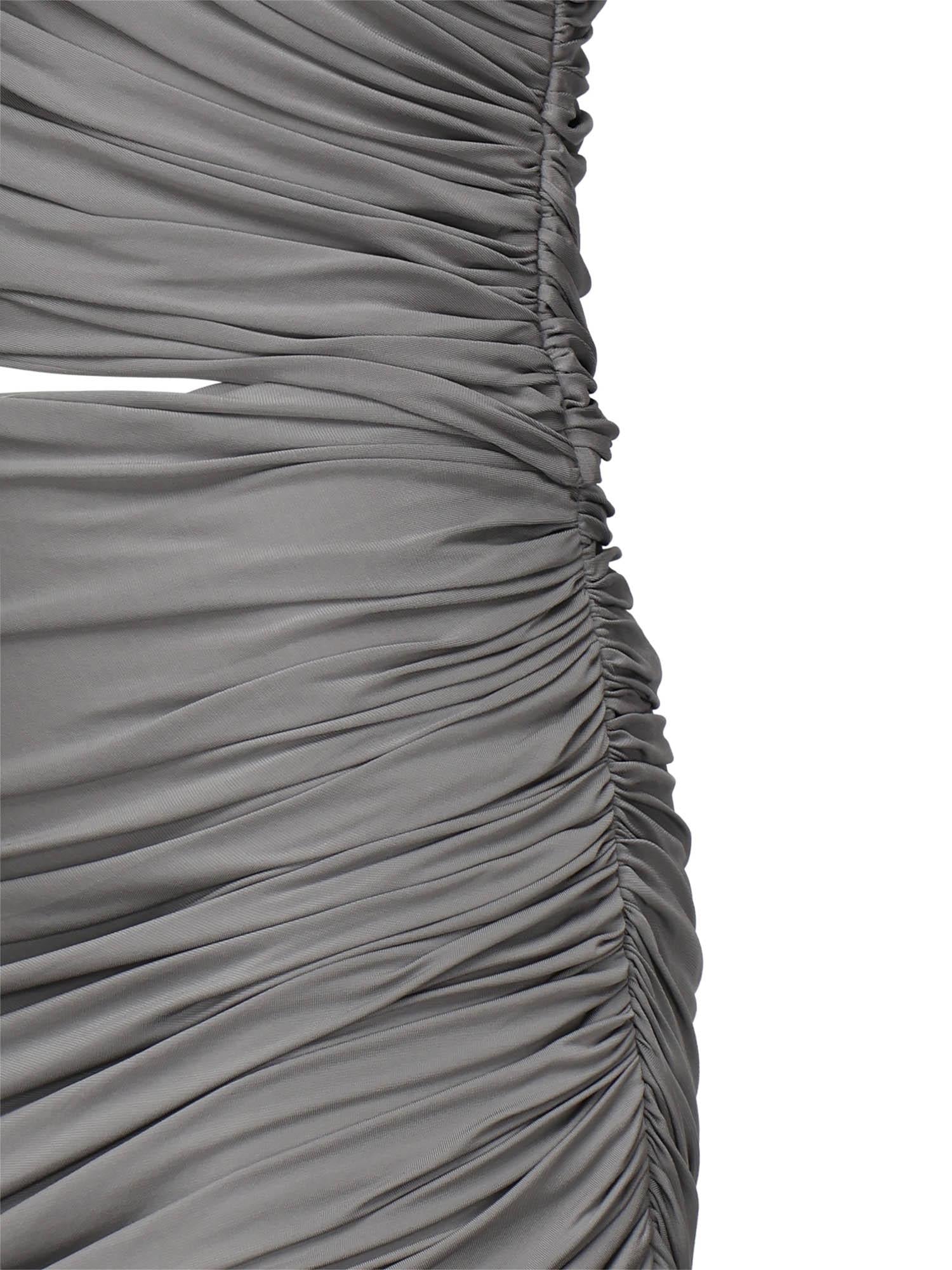 Abito midi cut-out asimmetrico AA9R1330J050B 859 ALAIA