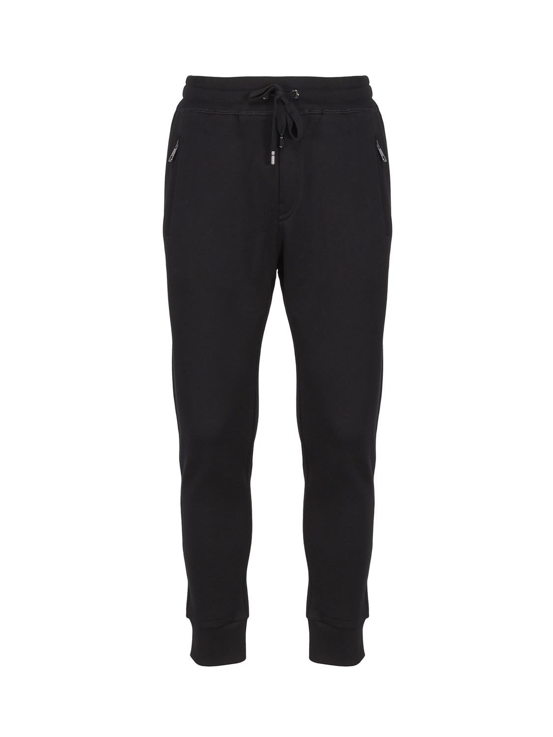Pantalone jogging in jersey con placca logata GVXQHT G7F2GN0000 DOLCE & GABBANA