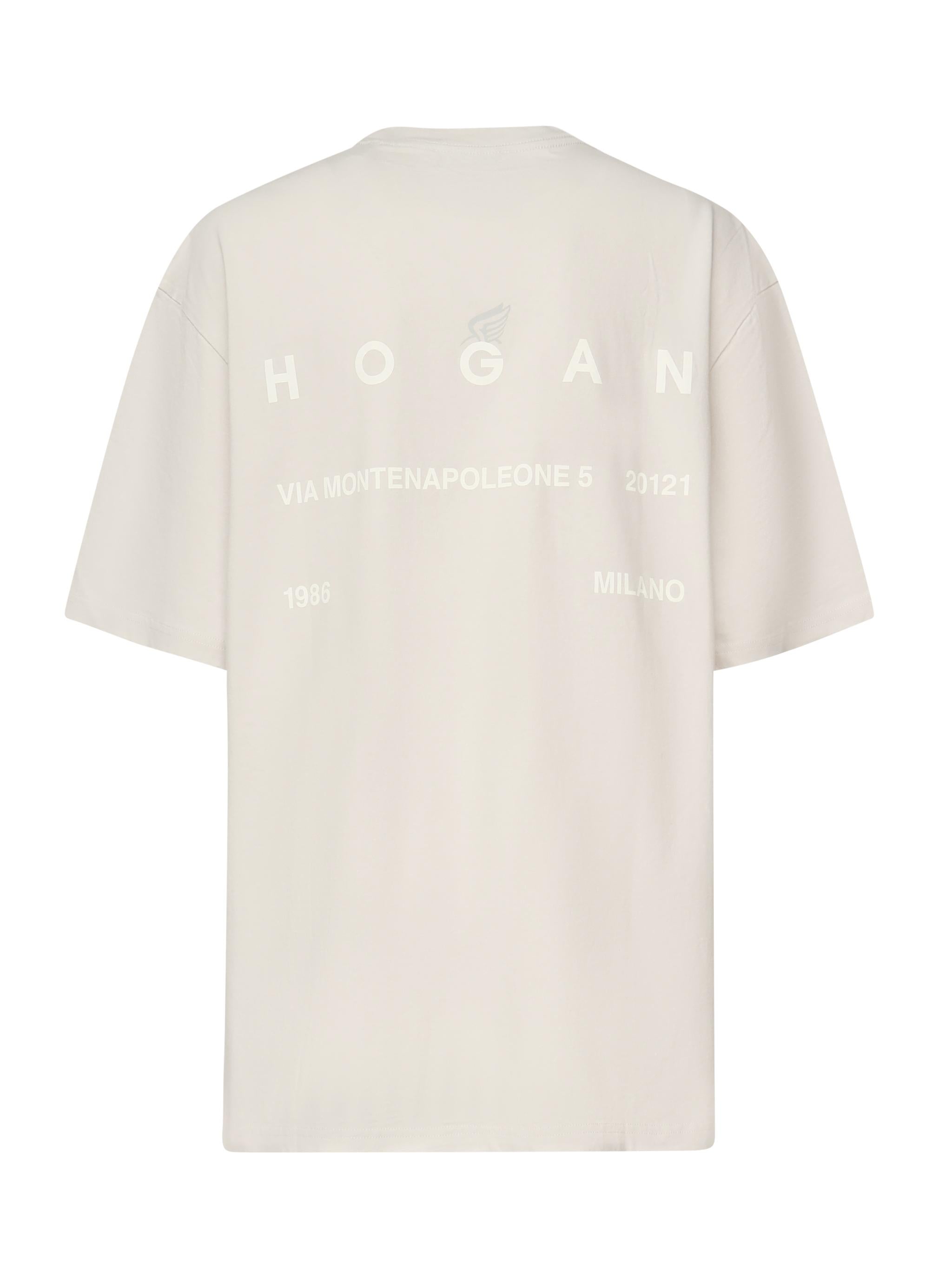 T-shirt con logo KQUB3492020WNR B204 HOGAN