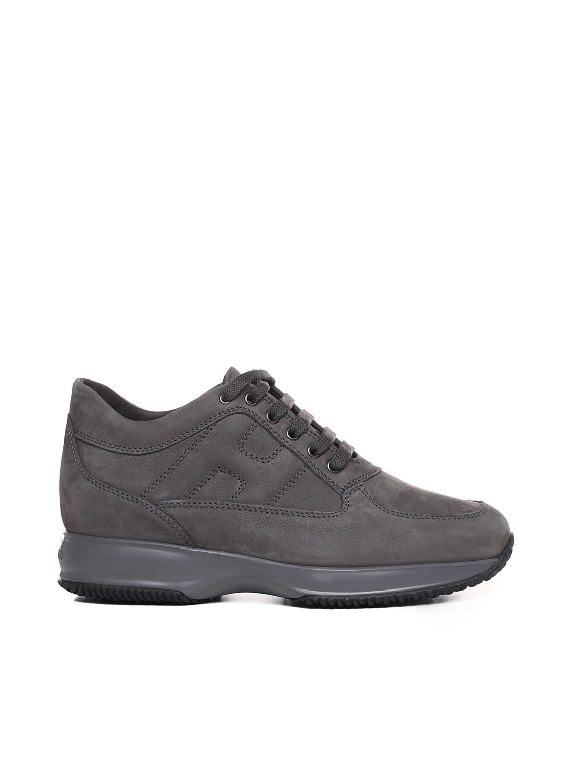 Sneakers Interactive grigia in camoscio HXM00N00010 6RNB612 HOGAN
