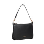 Borsa a spalla con logo BIBP9FA01 NERO BIASIA