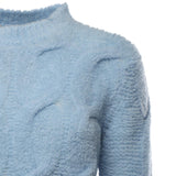 Maglia in filato di misto lana con trecce 2522366162600 002 SPORTMAX