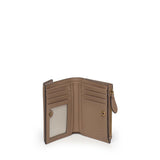 Portafoglio compatto in pelle con logo 103612 A0F1D01Q PINKO