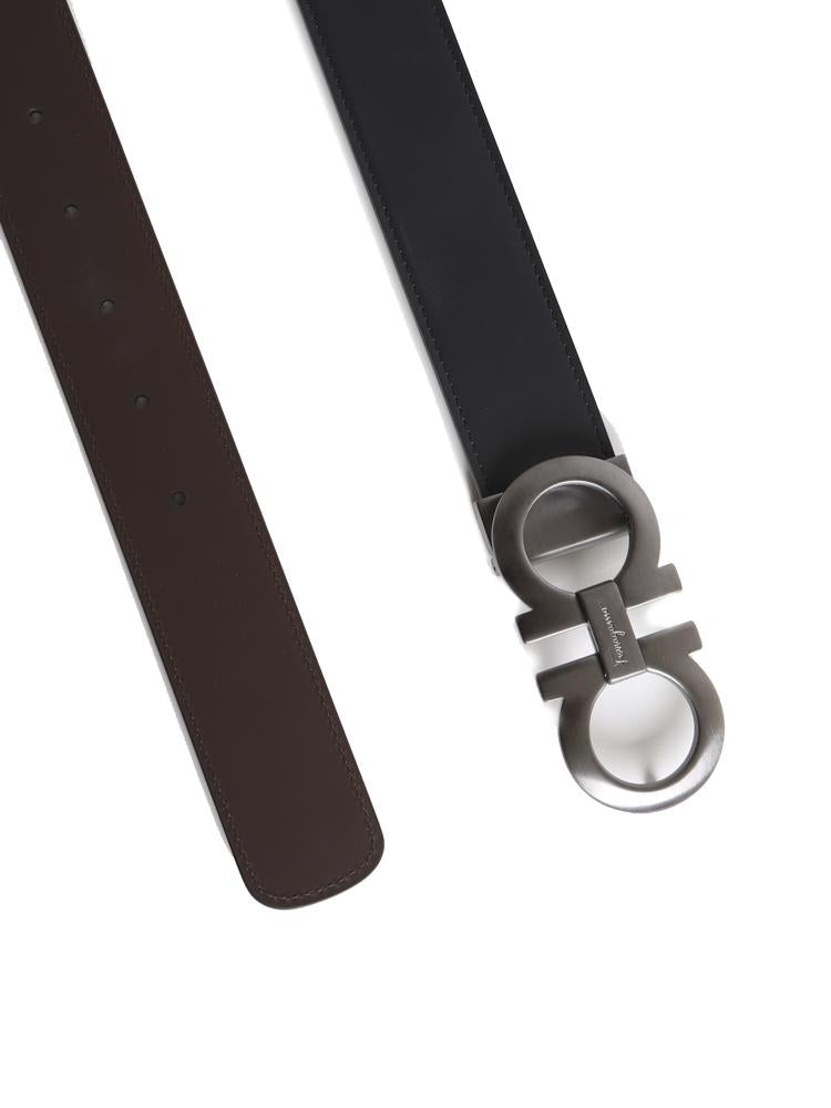 Cintura reversibile Gancini 675542 464231017 FERRAGAMO