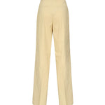 Pantaloni con piega in lino stretch 104929 A0IMC23 PINKO