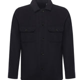 Shirt Jacket in panno<BR/> KJM04512070WND U807 HOGAN